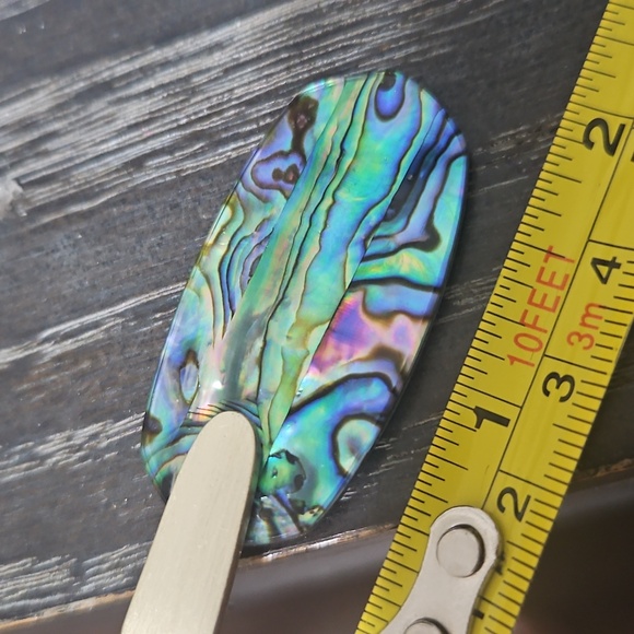 Kendra Scott Gold Abalone Aragon Earrings - Picture 4 of 4